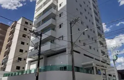 Apartamento na aviação, praia grande, 2 dormitórios, 1 suíte, 70 m2