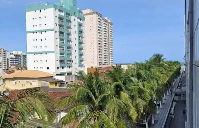 Kitnet mobiliada próximo à praia, na mirim, praia grande, 35m²