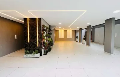 Sobrado no maracanã, praia grande, 2 quartos, piscina, churrasqueira, 60,44m²