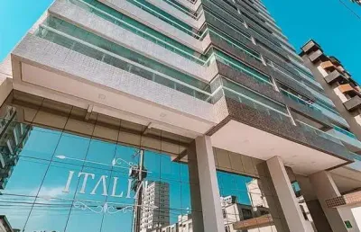 Apartamento no boqueirão, 3 dorm, 3 suítes, 2 vagas, vista ao mar, lavabo, 117m²