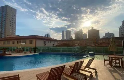 Apartamento no boqueirão, 2 dorm, suíte, mobiliado, sacada gourmet, 1 vaga, 83m²