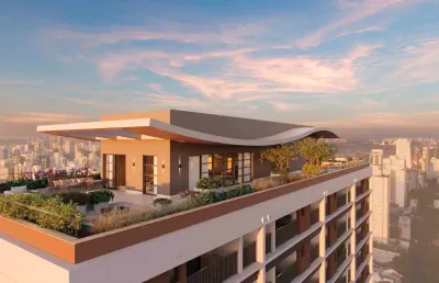 Lançamento higienópolis, apartamento com 73 m² de 02 suites e 01 vaga