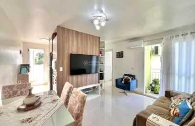Apartamento 3 dormitórios no bairro canudos em novo hamburgo, semimobiliado, 1 vaga coberta, sacada, varanda.