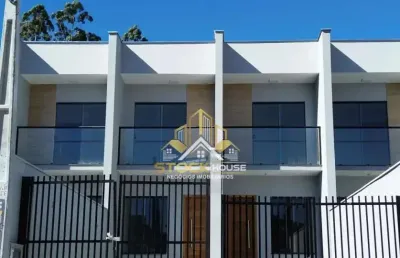 Lançamento sobrado geminado 2 quartos bairro itinga