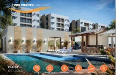 Lançamento 2 quartos, varanda, próximo ao shopping costa dourada
