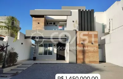 Casa com 04 suítes e terraço no condomínio rota do sol - aruana