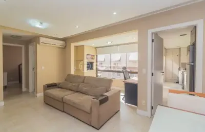 Apartamento mobiliado com 2 dormitórios e vaga coberta - bela vista, próximo à neusa goulart brizola