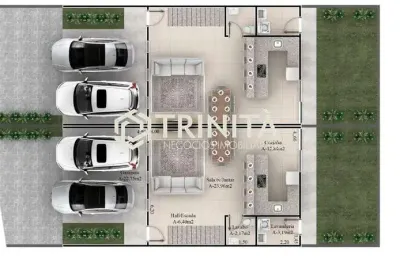 Casa com 3 quartos à venda no Coqueiral, Cascavel 