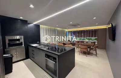 Apartamento com 1 suíte, 2 quartos e 3 vagas de garagem lado à lado, condomínio jardins