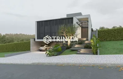 Casa térrea com 4 suítes e 3 vagas | residencial treviso