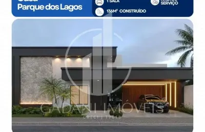 Casa de alto padrao a venda no parque do lago em sinop - mt