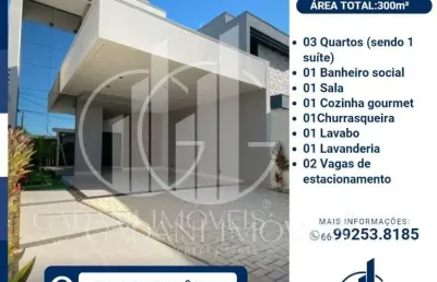 Casa com 3 quartos à venda na Rua Das Seringueiras 455, 0000, Jardim Botânico, Sinop