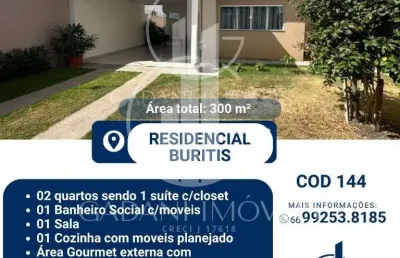 Casa com 2 quartos à venda na Rua Projetada 04, Residencial Buritis, Sinop