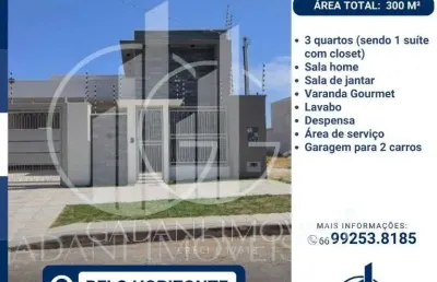 Casa com 2 quartos à venda na Rua Projetada 3, Jardim Belo Horizonte, Sinop