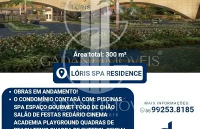Terreno em condomínio fechado à venda na Avenida das Figueiras, 02, Lóris Domus Condomínio Residence Resort, Sinop