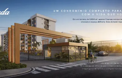 Apartamento para venda tem 55m² com 2 quartos em buraquinho - enseada praia de buraquinho