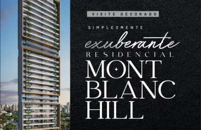 Apartamento para venda com 133m² nascente no residencial mont blanc hill