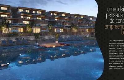 Apartamento 2 suítes com varanda gourmet, 86 m² lanai imbassai residencial