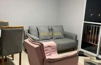 Apartamento à venda 2 dormitórios, sala com sacada e churrasqueira condomínio parque do zuzu em mogi das cruzes sp