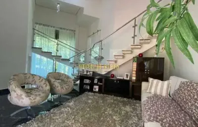 Sobrado à venda com 3 dormitórios, sendo 1 suíte com closet, área gourmet e piscina no condomínio aruã 1 - suzano-sp