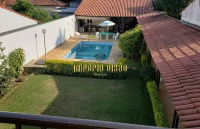 Sobrado à venda com 4 dormitórios, sendo 2 suítes, churrasqueira e piscina no bairro vila paiva - centro de suzano -sp