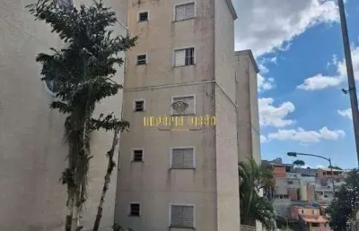 Apartamento à venda com 2 dormitórios com sacada no último andar - condomínio residencial vila cristina - ferraz de vasconcelos/sp