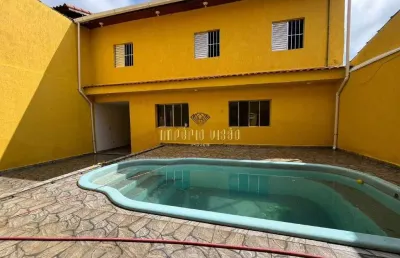 Sobrado à venda com 6 dormitórios, piscina e 2 edículas no bairro nova poá - poá-sp