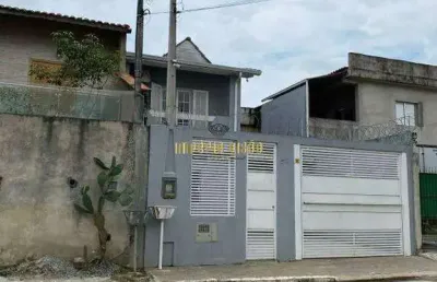 Sobrado à venda com 3 dormitórios, sendo 1 suíte e 4 vagas de garagem no bairro do jardim marcia - suzano-sp