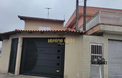 Sobrado à venda com 4 dormitórios, área gourmet e 2 vagas de garagem no bairro jardim miriam - suzano-sp