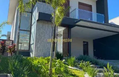 Lindo sobrado à venda com 4 suítes, sendo 1 máster, espaço gourmet e piscina no condomínio residencial granja anita - mogi das cruzes - sp