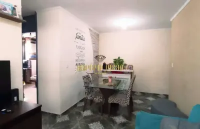Apartamento à venda com 2 dormitórios, cozinha, sala e 1 vaga de garagem na vila urupês - suzano-sp