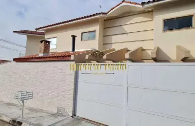Sobrado à venda com 3 suítes, sendo 1 master com hidromassagem e closet e churrasqueira no jardim modelo - suzano - sp