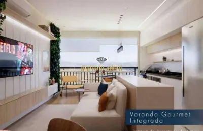 Lançamento à venda com 2 dormitórios, sendo 1 suíte, varanda gourmet e 1 vaga na vila oliveira - mogi das cruzes-sp.