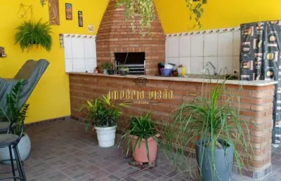 Sobrado com 3 dormitórios e salão comercial à venda no bairro cidade boa vista - suzano-sp.