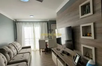 Apartamento à venda com 2 dormitórios com sacada, com elevador no condomínio now family home, poá-sp