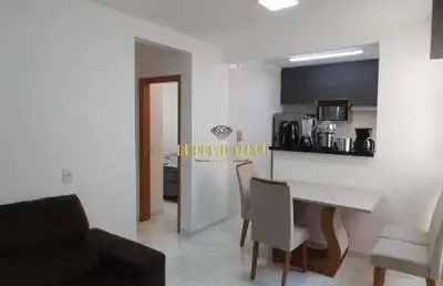 Apartamento mobiliado com 2 dormitórios no condomínio mirante de itaquá em itaquaquecetuba - sp