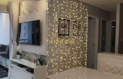 Apartamento à venda com 2 dormitórios e varanda gourmet no condomínio villagio rubi - parque santa rosa - suzano-sp