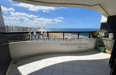 Cobertura duplex na orla de jardim de alah com 2 quartos, vista mar, piscina privativa e mobiliada.