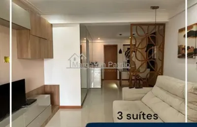 Apartamento 3 suítes, porteira fechada em abrantes.