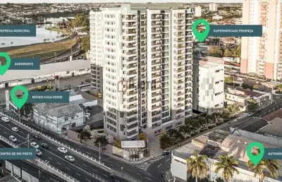 Apartamento cond connect impper 64m2 - 2 dorm c  suite e sacada - rio preto