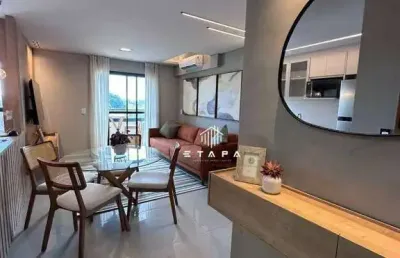 Apartamento com 2 dormitórios à venda, 69 m² por r$ 585.000,00 - alvinópolis - atibaia/sp