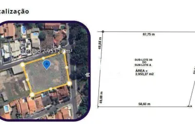 Terreno à venda, 2953 m² por r$ 4.500.000,00 - vila giglio - atibaia/sp
