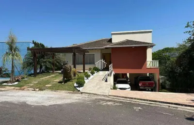 Casa com 4 dormitórios, 390 m² - venda por r$ 1.900.000,00 ou aluguel por r$ 11.000,00/mês - serra da estrela - atibaia/sp