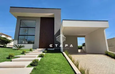 Casa com 4 dormitórios à venda, 311 m² por r$ 2.700.000,00 - condomínio figueira garden - atibaia/sp