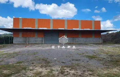 Galpão para alugar, 1800 m² por r$ 35.000,00/mês - guaxinduva - atibaia/sp
