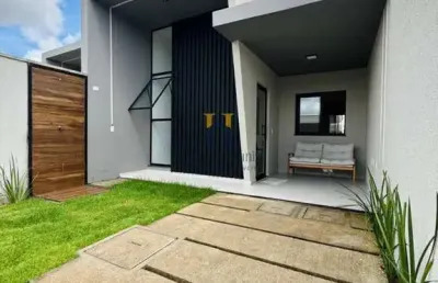 Casa plana sublime - 3 quartos (2 suítes) - encantada - eusébio r$399.000,00