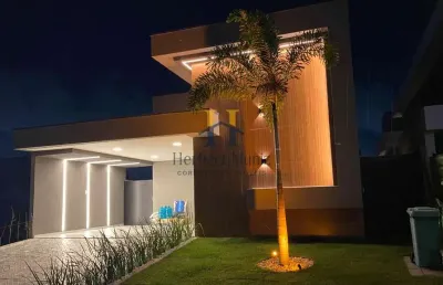 Casa plana pronta para morar r$1.280.000,00 no alphaville: piscina privativa, móveis planejados e lazer de clube!