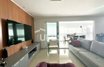 Belíssimo apartamento, todo mobiliado e equipado, com 125m² privativos e 3 suítes plenas, sendo 1 master, disponível para venda no residencial domani lifestyle, no setor marista.