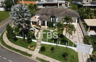 Casa em condomínio fechado com 4 quartos à venda na Rua Sírius, Residencial Alphaville Flamboyant, Goiânia