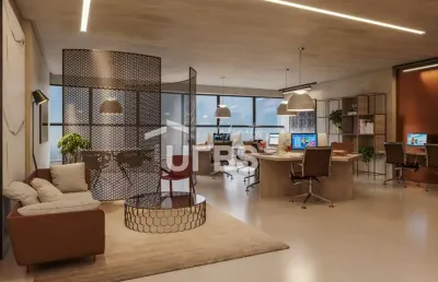 Sala comercial no wtc, 57,54m², banheiro, 2 vagas rotativas, 22º, 8 elevadores sociais e 1 de serviço